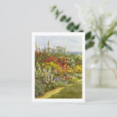 Kräuterpflanze und Blume Postkarte (Stehend Vorderseite)
