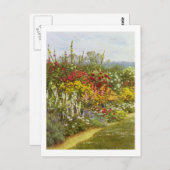 Kräuterpflanze und Blume Postkarte (Vorne/Hinten)