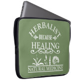 Kräuterpflanze wegen Heilung Laptopschutzhülle (Vorne Rechts)