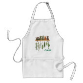 Kräuterpflanze Weißbib Schürze Taschen (Vorne)