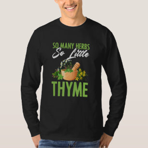 Kräuterpflanzen auf der Basis von Thymian-Pflanze T-Shirt