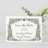 Kräuterpflanzen und Kristalle Save the Date (Stehend Vorderseite)