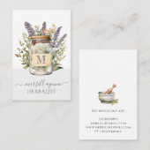 Kräuterpflanzenkarte Visitenkarte (Vorne/Hinten)