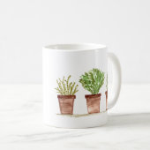 Kräutersalg, Rosmarin, Thymigarten Kaffeetasse (VorderseiteRechts)