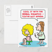 Kräuterschampoophien Postkarte (Vorne/Hinten)