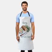 Kräuterspezifikation für benutzerdefinierte Textna Schürze (Getragen)