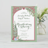 Kräuterstau und -Rose Einladung (Stehend Vorderseite)