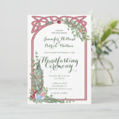 Kräuterstau und -Rose Einladung (Stehend Vorderseite)