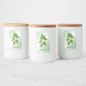 Kräuterstempel Lebensmitteletikett (Flaschen)