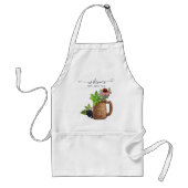 Kräutertee-Brauer-Küchenschürze mit Taschen Schürze (Vorne)