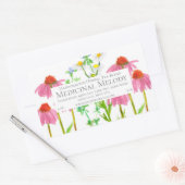 Kräutertee-Mischung Arzneimittel-Kräuterzucht-Etik Rechteckiger Aufkleber (Umschlag)