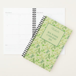 Kräutertees - Green Personalisiert Food Diary & M Planer