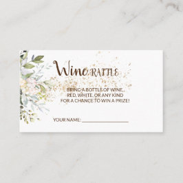 Kräuterweinkarte Brautparty Platzkarte