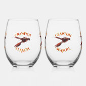 Krautfisch auf der Bucht Weinglas Ohne Stiel (Links)