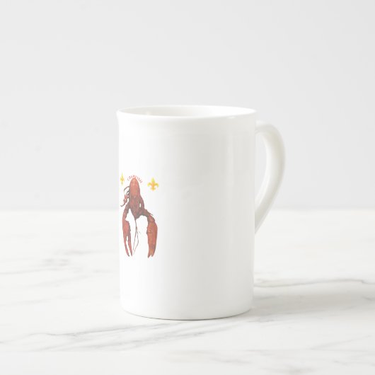 Krautfisch China Tasse (Vorderseite Rechts)