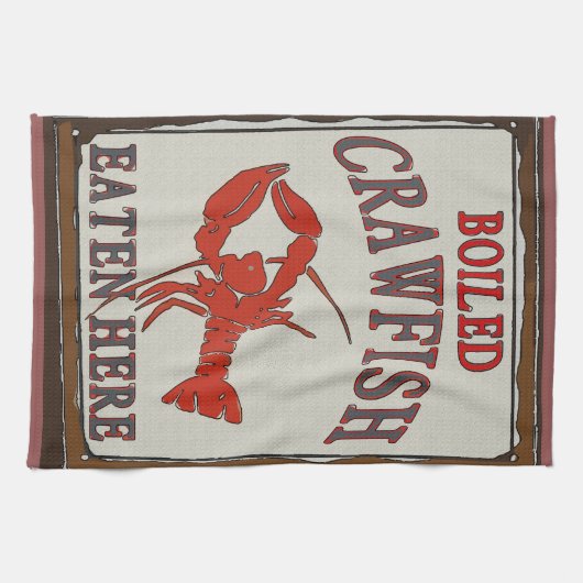 Krautfisch, hier gegessen und Handtuch (Horizontal)