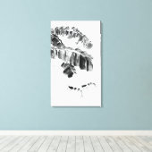 Krautfisch im Wasser Leinwanddruck (Insitu (Holzboden))