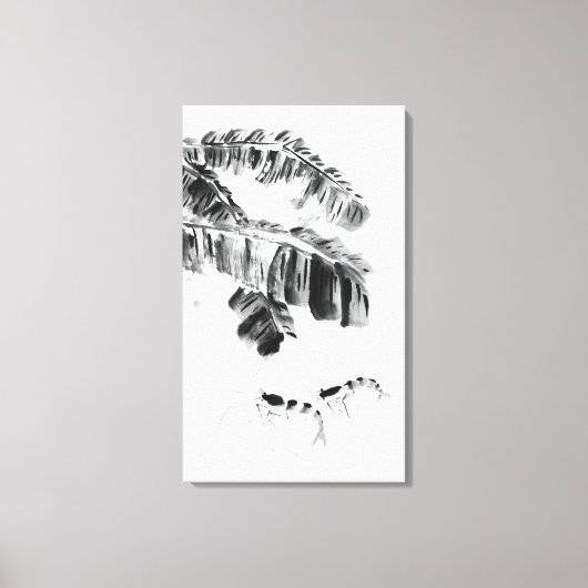 Krautfisch im Wasser Leinwanddruck (Vorderseite)