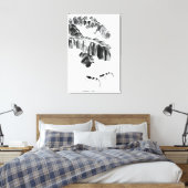 Krautfisch im Wasser Leinwanddruck (Insitu (Schlafzimmer))