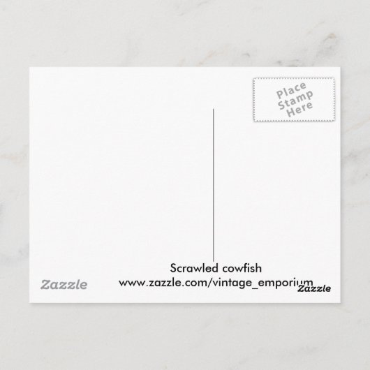 Krautfische Postkarte (Rückseite)