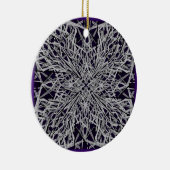 Krautglas Keramikornament (Rechts)