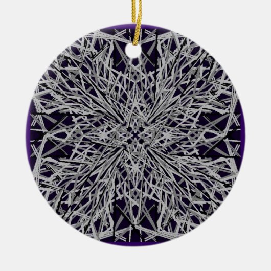 Krautglas Keramikornament (Vorne)