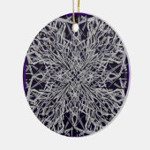 Krautglas Keramikornament (Links)