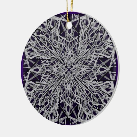 Krautglas Keramikornament (Links)