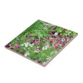 Krautsammlungsschnittlauch-Fotografiekunst Fliese (Seite)