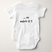 krav maga Baby-Strampler Baby-wachsen T-Shirt Baby Strampler (Rückseite)