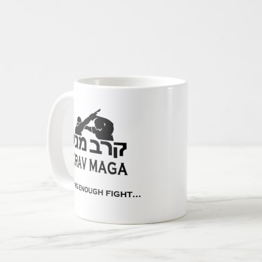Krav Maga - Drinkeware Kaffeetasse (Vorderseite Links)