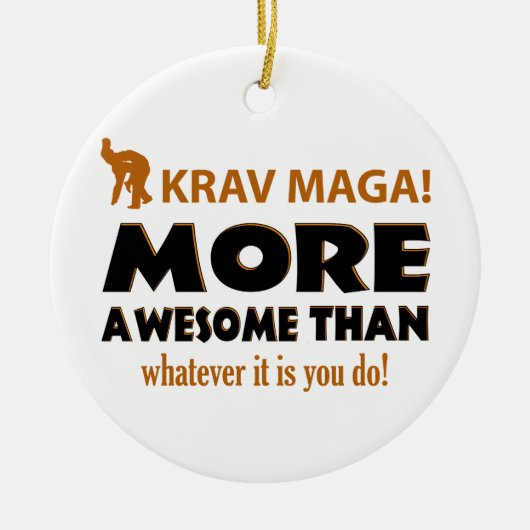 KRAV MAGA! ENTWURF KERAMIKORNAMENT (Vorne)