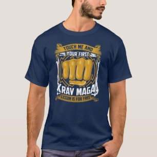 Krav Maga für Männer im Kampf gegen Selbstverteidi T-Shirt