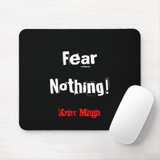 Krav Maga Furcht nichts mousemat Mousepad (Mit Mouse)