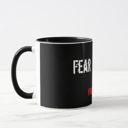 krav maga Furcht nichts Tassenschale Tasse (Links)