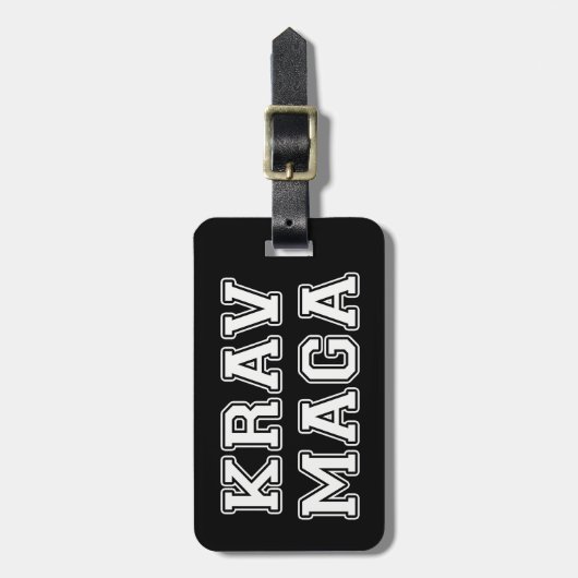 Krav Maga Gepäckanhänger (Vorderseite vertikal)