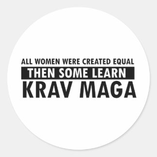 Krav Maga Geschenkartikel Runder Aufkleber