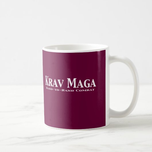 Krav Maga Geschenke Kaffeetasse (Rechts)