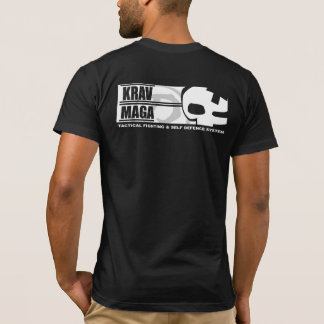 Krav Maga: Große Schädel-Rückseite T-Shirt