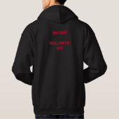 KRAV MAGA HOODIE - SCHWARZES (Rückseite)
