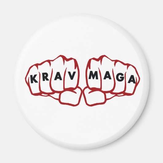 Krav Maga Kämpfe Magnet (Vorne)