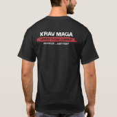 Krav Maga - kein Regel-… gerade Kampf - zwei mit T-Shirt (Rückseite)