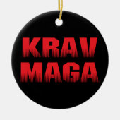 Krav Maga Keramik Ornament (Vorne)