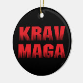 Krav Maga Keramik Ornament (Links)