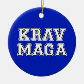 Krav Maga Keramik Ornament (Vorne)