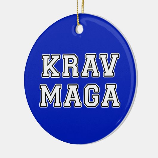 Krav Maga Keramik Ornament (Links)