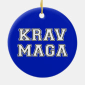 Krav Maga Keramik Ornament (Hinten)