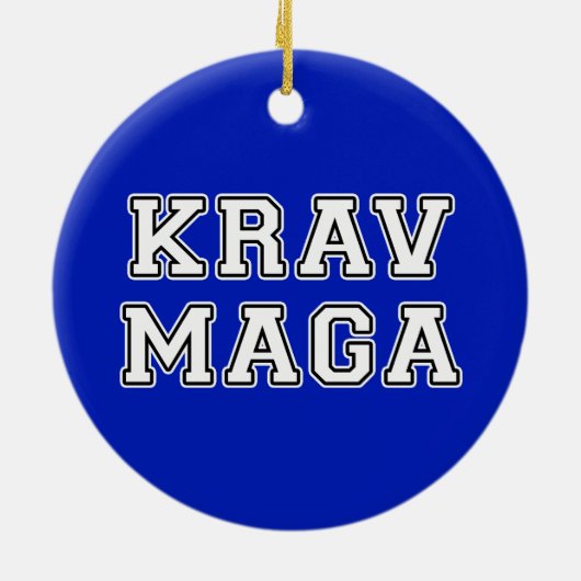 Krav Maga Keramik Ornament (Hinten)