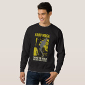 Krav Maga Martial Arts Fighting Sweatshirt (Vorne ganz)