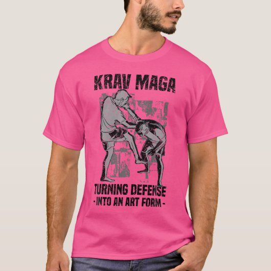 Krav Maga Martial Arts Fighting T-Shirt (Vorderseite)